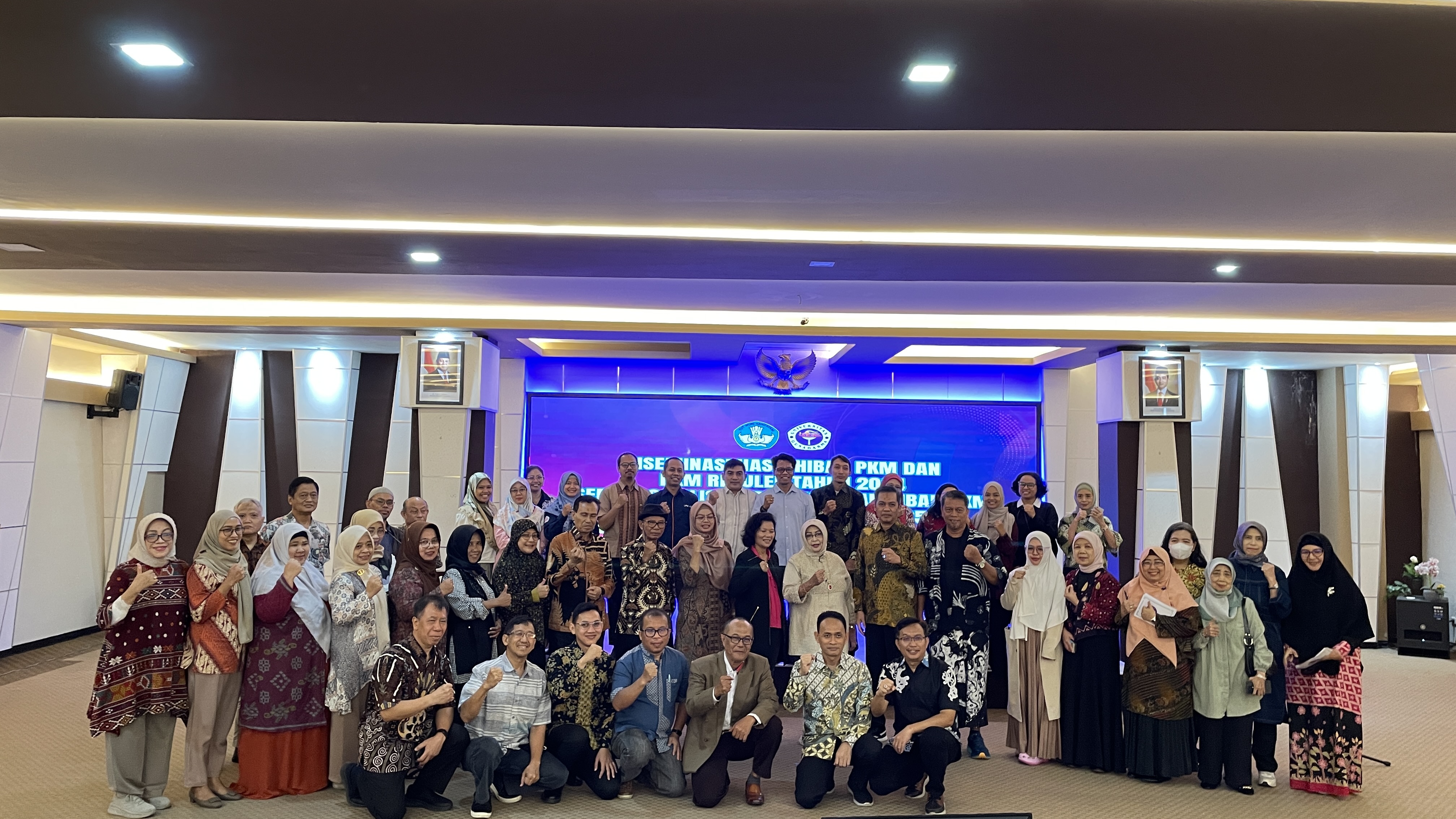 galeri - Diseminasi Hasil Hibah PkM dan PkM Reguler Tahun 2024 Serta Sosialisasi Pelaksanaan Hibah PkM dan PkM Reguler Tahun 2025